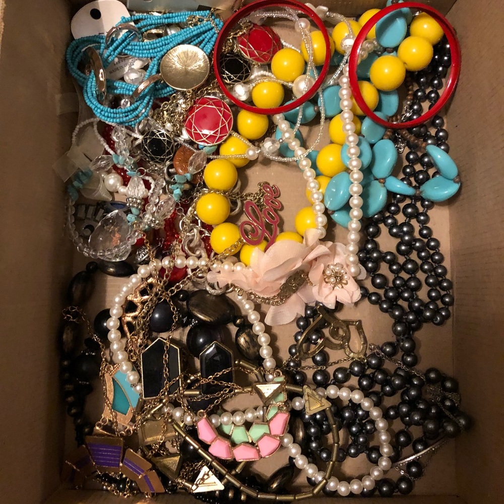 Box of Costume Jewelry